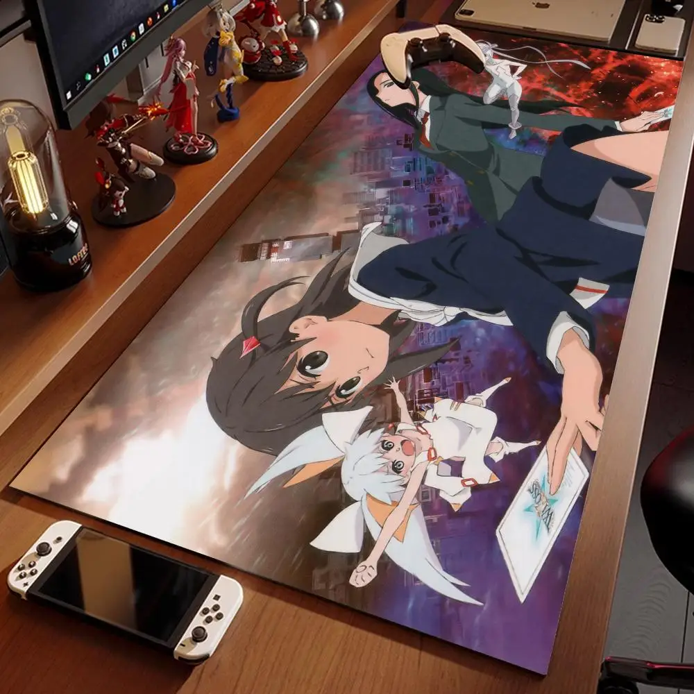 

Natural rubber PC game mousepad laptop desk pad Anime non-slip computer keyboard mouse mat selector-infected-wixoss Mouse Pad