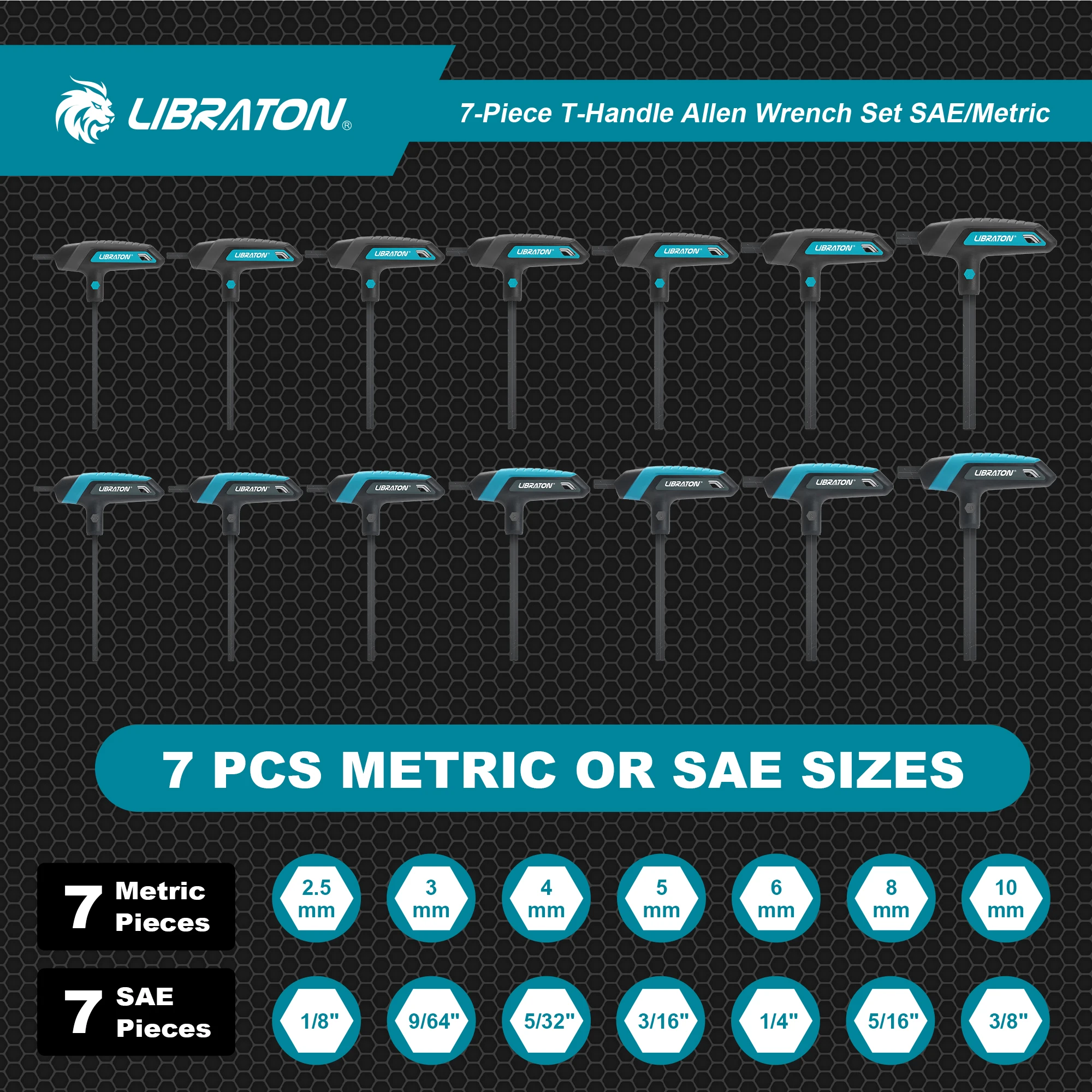 Thumbnail 2 - #75 Popular Hex Key Allen Wrench Sets Choices