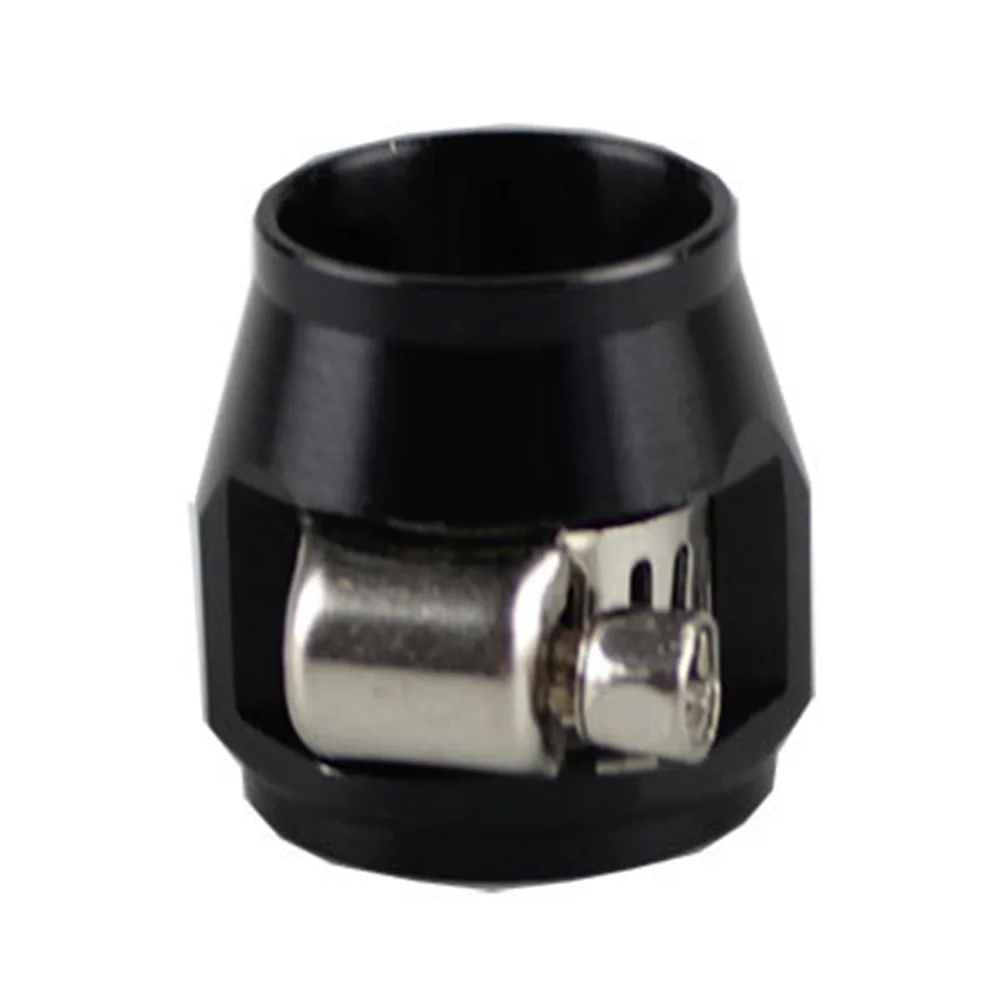 

Aluminum Alloy AN4 Fitting Fuel System Upgrade Oil Finisher Clamps For Fuel Pipe Clamp Black Color Direct Replacement