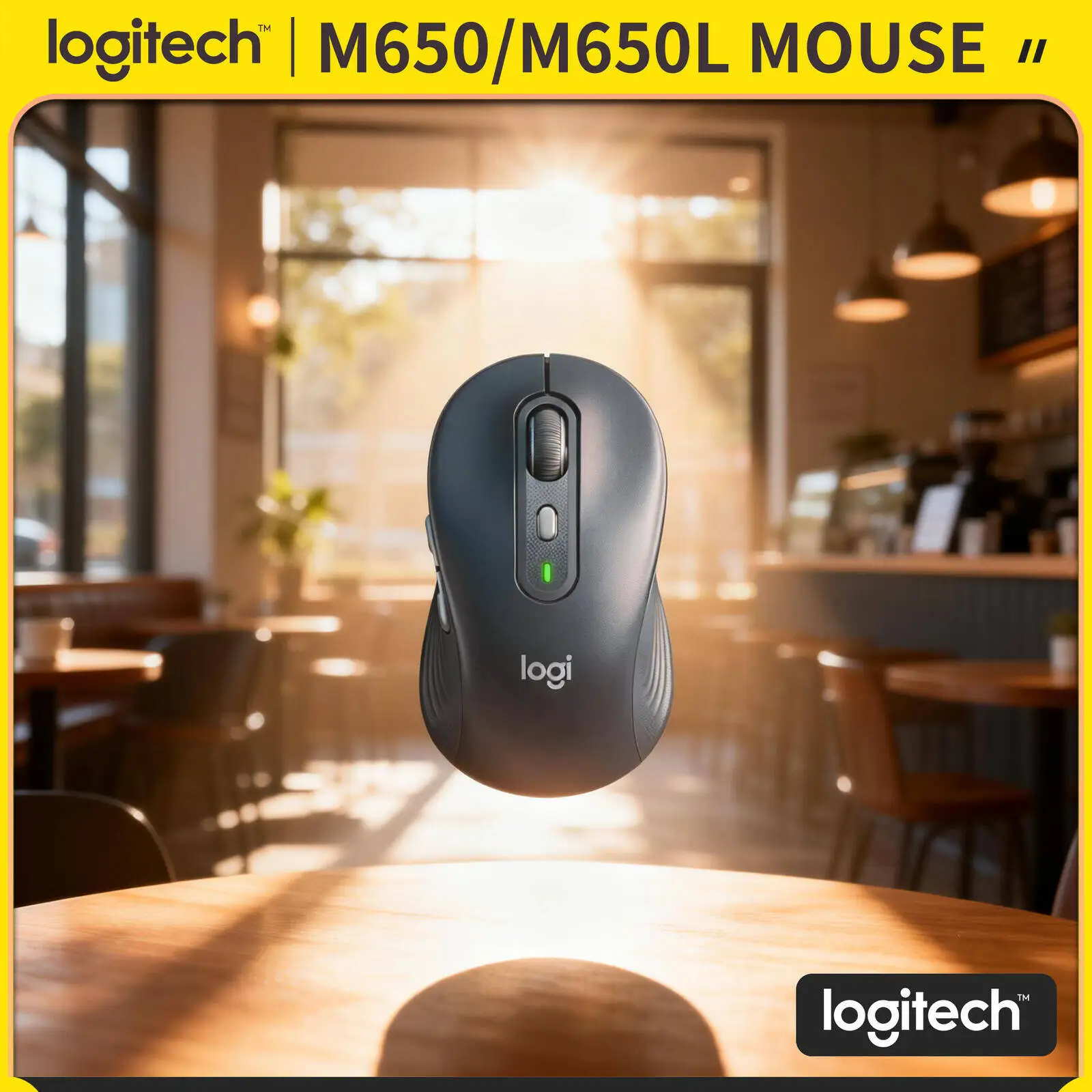 

Беспроводная эргономичная мышь Logitech M650/M650L — двойное подключение, резиновые накладки на кнопках, на 90% меньше шума при нажатии, срок службы батареи 24 месяца