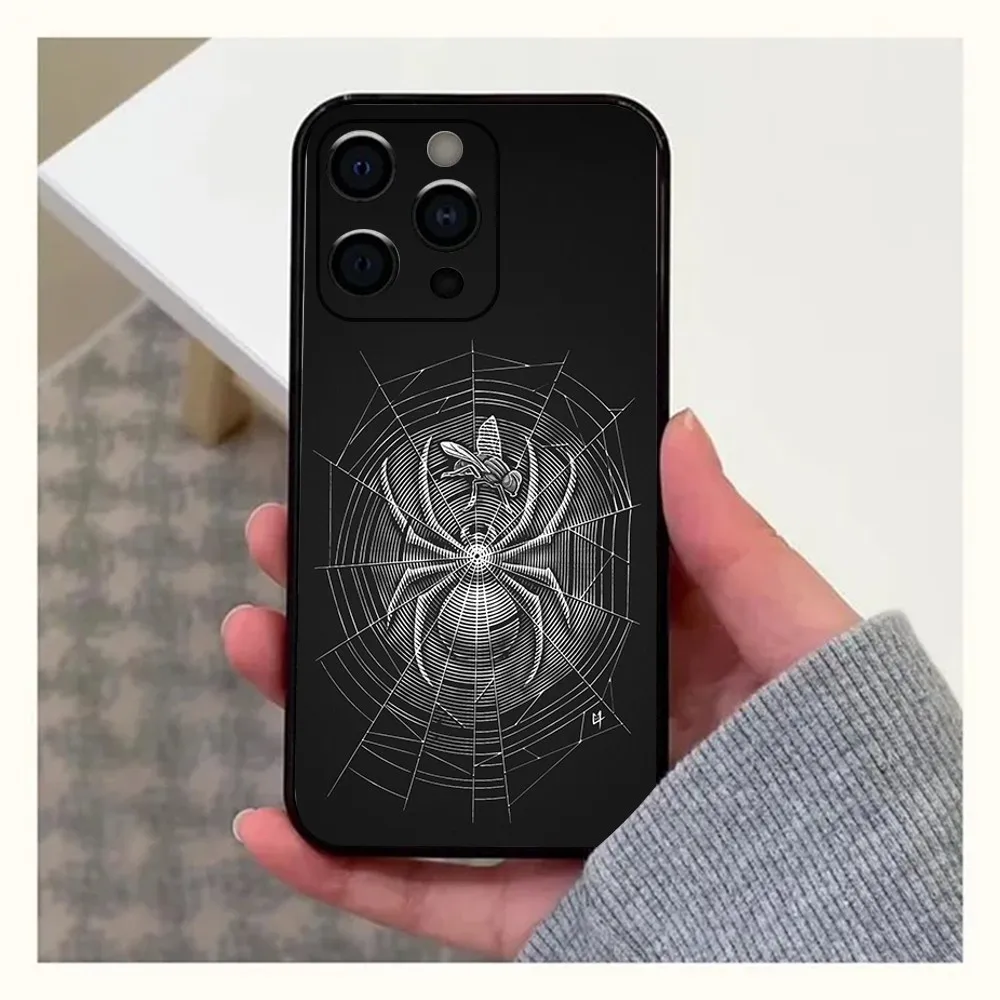 Cool Scorpion Spider Phone Case For Apple iPhone 15,14,13,12,11,Pro,X,XS,Max,XR,Plus,Mini Soft Black Cover image 5