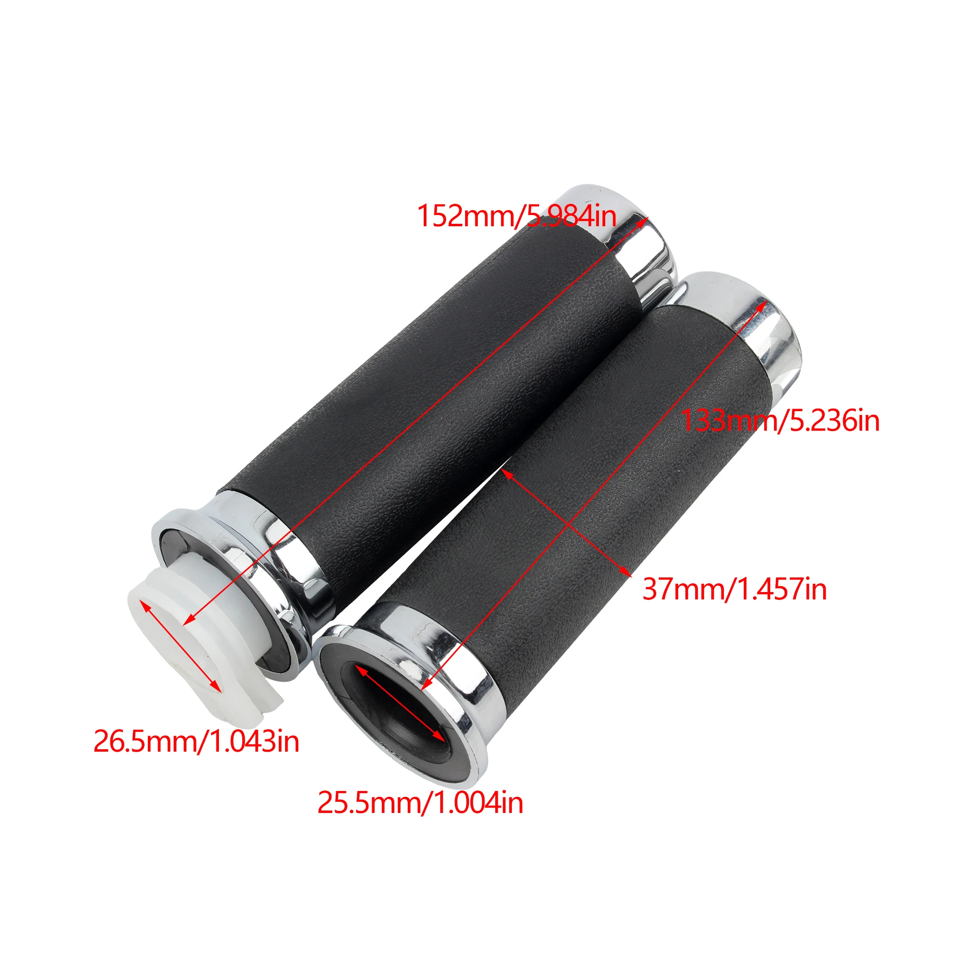 Motorcycle Universal 25mm Hand Handlebar Bar Grips For Yamaha V-Star Drag Star XVS400 XVS650 XVS400C XVS1100 XV1600 Parts - view 6