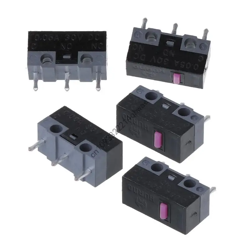 5pcs Huano Microswitch White Blue Pink Yellow Dot Micro из 5
