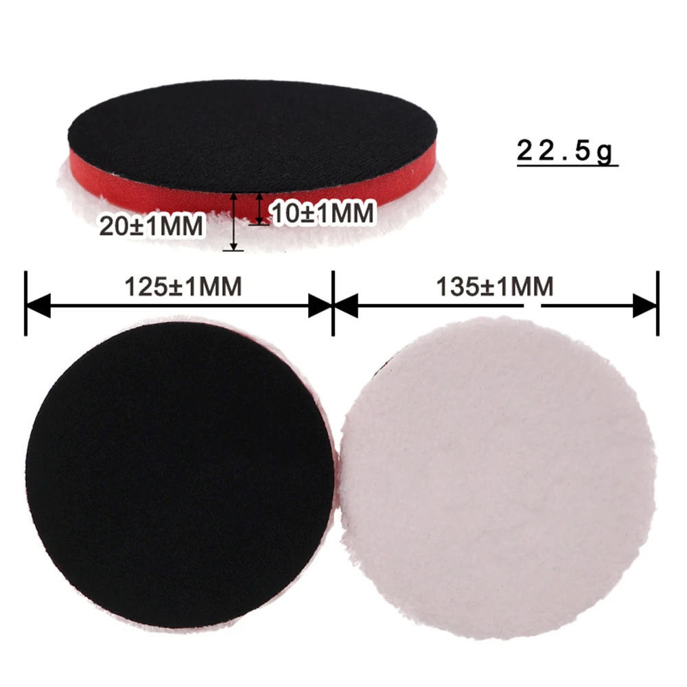 Reusable Microfiber Buffing Pads for Car Polishing Featuring Sponge Core for Better Control and Scratch Finish