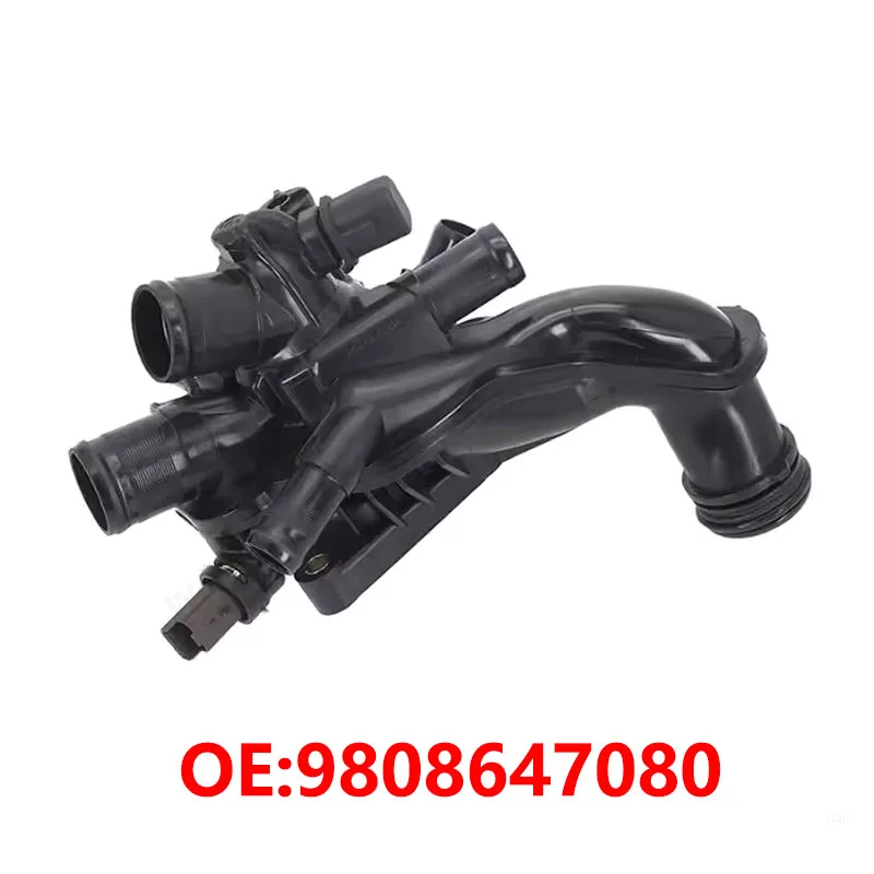 Термостат в сборе 9808647080, подходит для Peugeot 207/208/308, Citroen C4L, BMW Mini