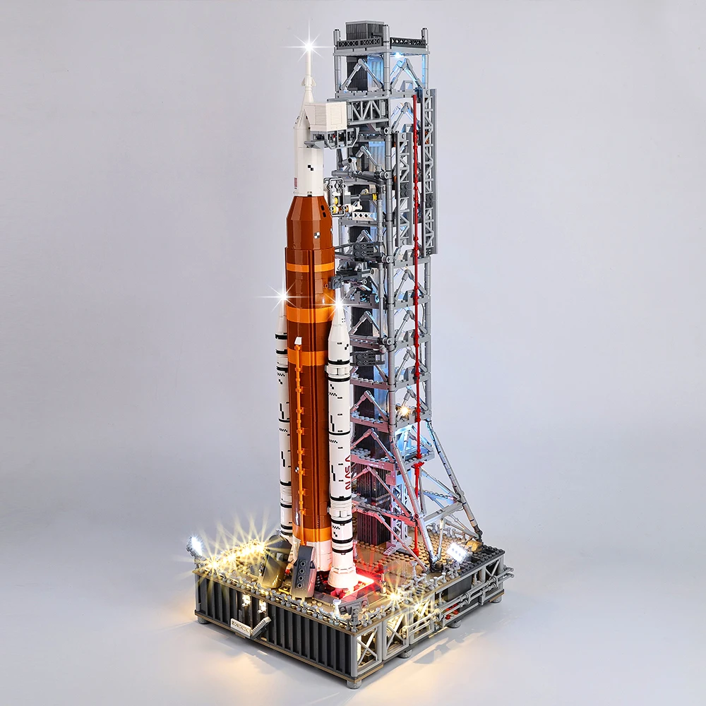 EASYLITE LED Light Set for NASA Artemis Space Launch System 10341 Model Bricks No Building Blocks【RC Sound Version】