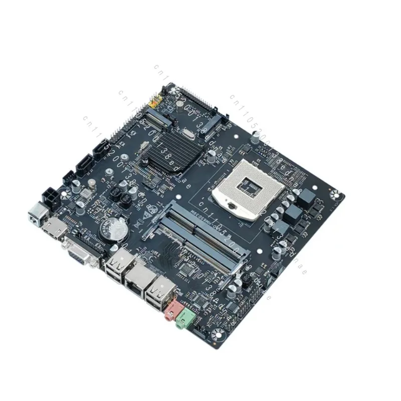 HM65 All-in-One Computer Motherboard DDR3 Memory with COM Interface ITX Industrial Control Motherboard DC12V-19V Power Supply