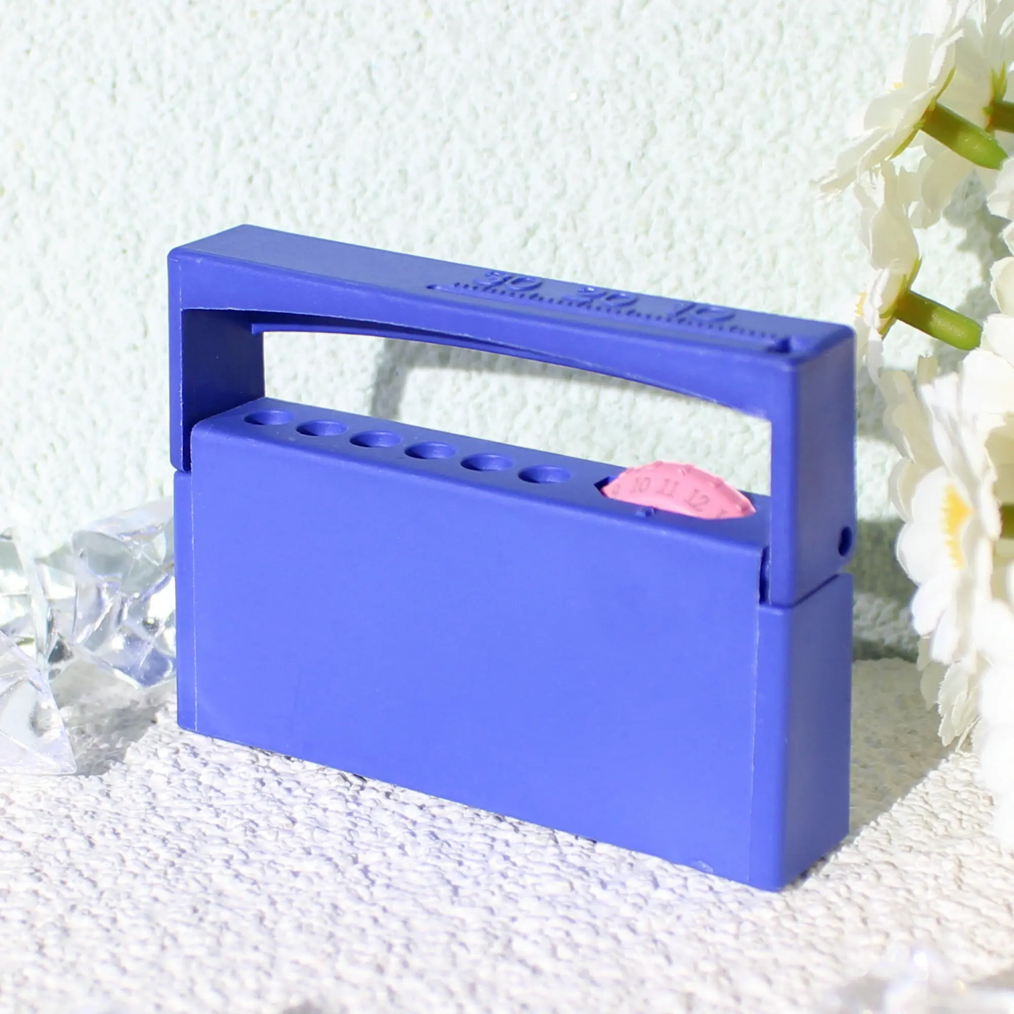 

Dental Autoclavable Disinfection Endo Files Holder Box For Root Canal Files instrument 6 Holes Dentist Tool