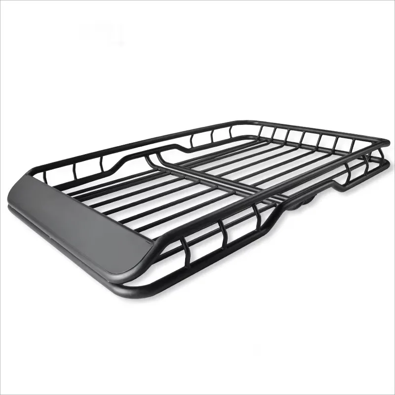 Outdoor adventure cargo universal iron roof luggage rack basket roof rack