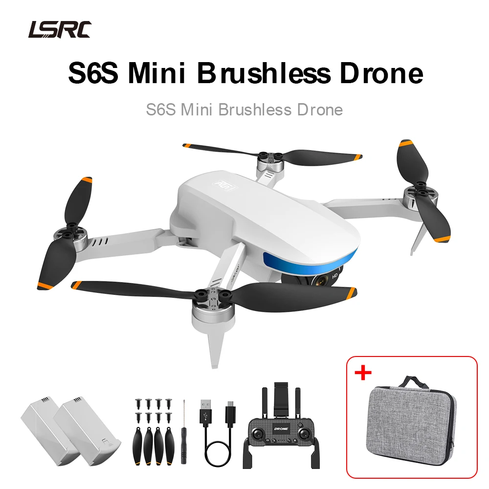 s6s mini professional drones 4k HD camera gps  long distance  brushless motor Foldable Quadcopter Rc Drone