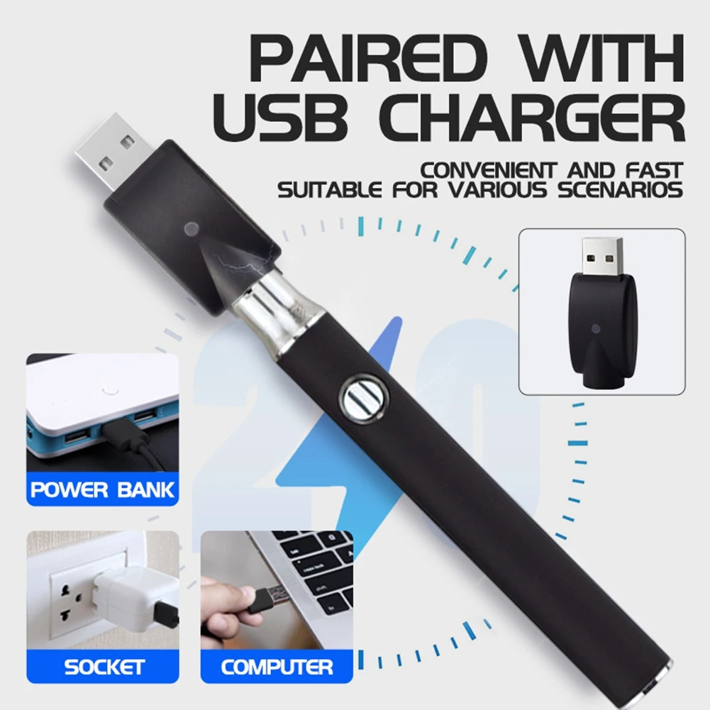 LXYB18B USB Rechargeable 510 Thread Mini Soldering Iron 3-Level Voltage Soldering Iron Pen With Soldering Iron Tip 1100Mah B