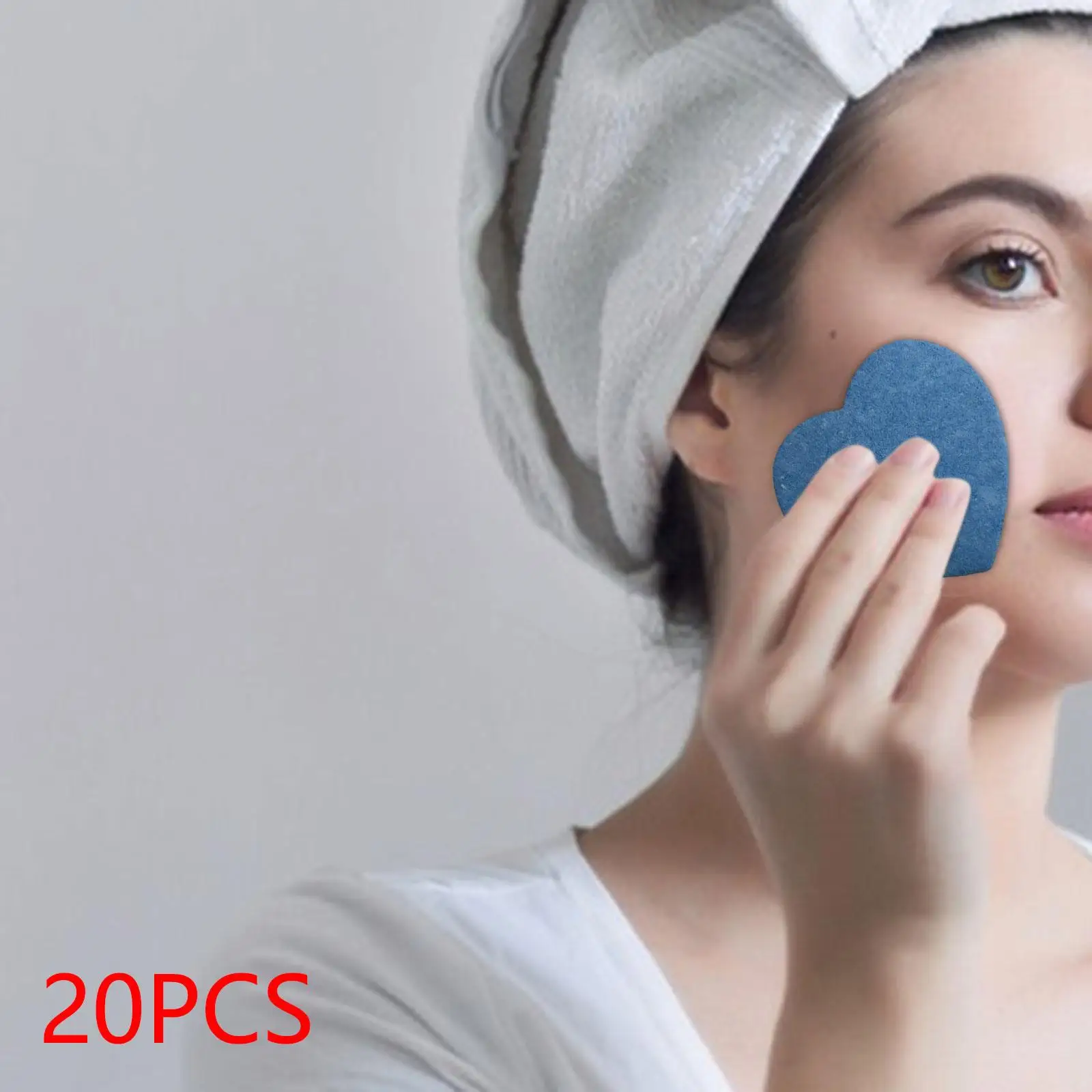 إسفنجة تنظيف الوجه المضغوطة، وسادة ماصة للماء، مزيل مكياج ناعم للاستخدام المنزلي والسفر