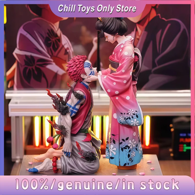 

Generic Popart Snow Love Akaza Limited Edition GK Figure Anime Kimono Statue Desktop Decor Gift For Anime Fans With Free Poster
