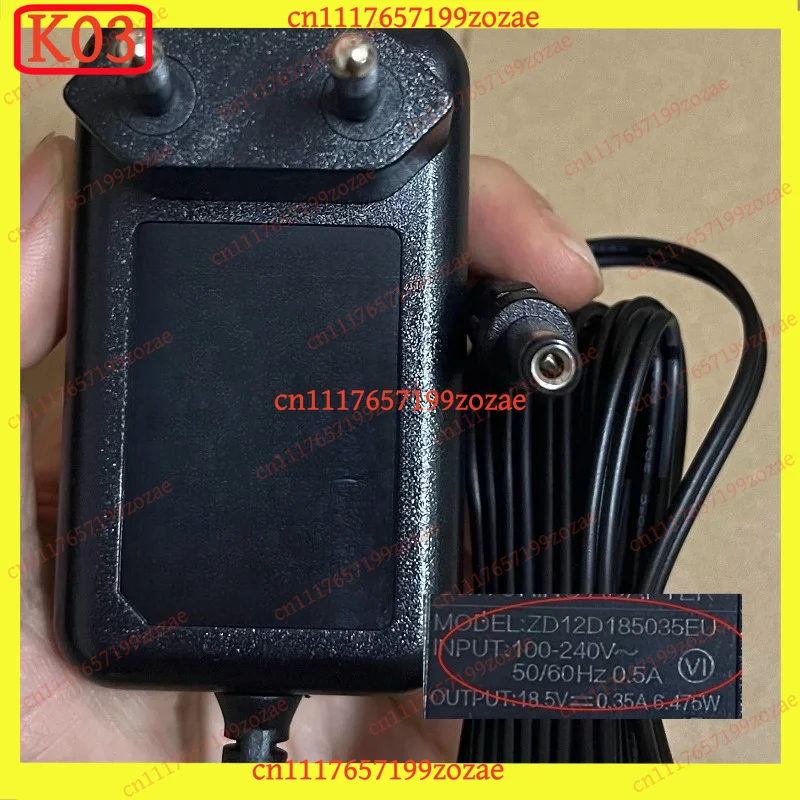Vacuum Cleaner EU Power Adapter ZD12D185035EU 18.5V 0.35A 6.5W, Replacement Parts