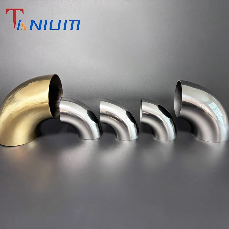 Stainless Steel Car Exhaust Pipe Elbow Gr2  Elobw 45 Degree Elbow  42-51mm