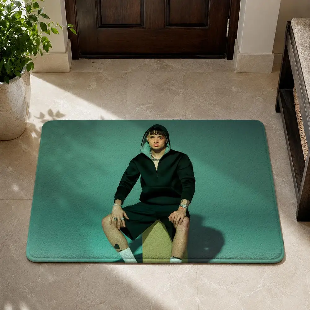 Singer P-Peso P-Pluma Floor Mat Flannel Non-Slip Washable Soft Rug For Bathroom Kitchen Bedroom Living Room Home Decor