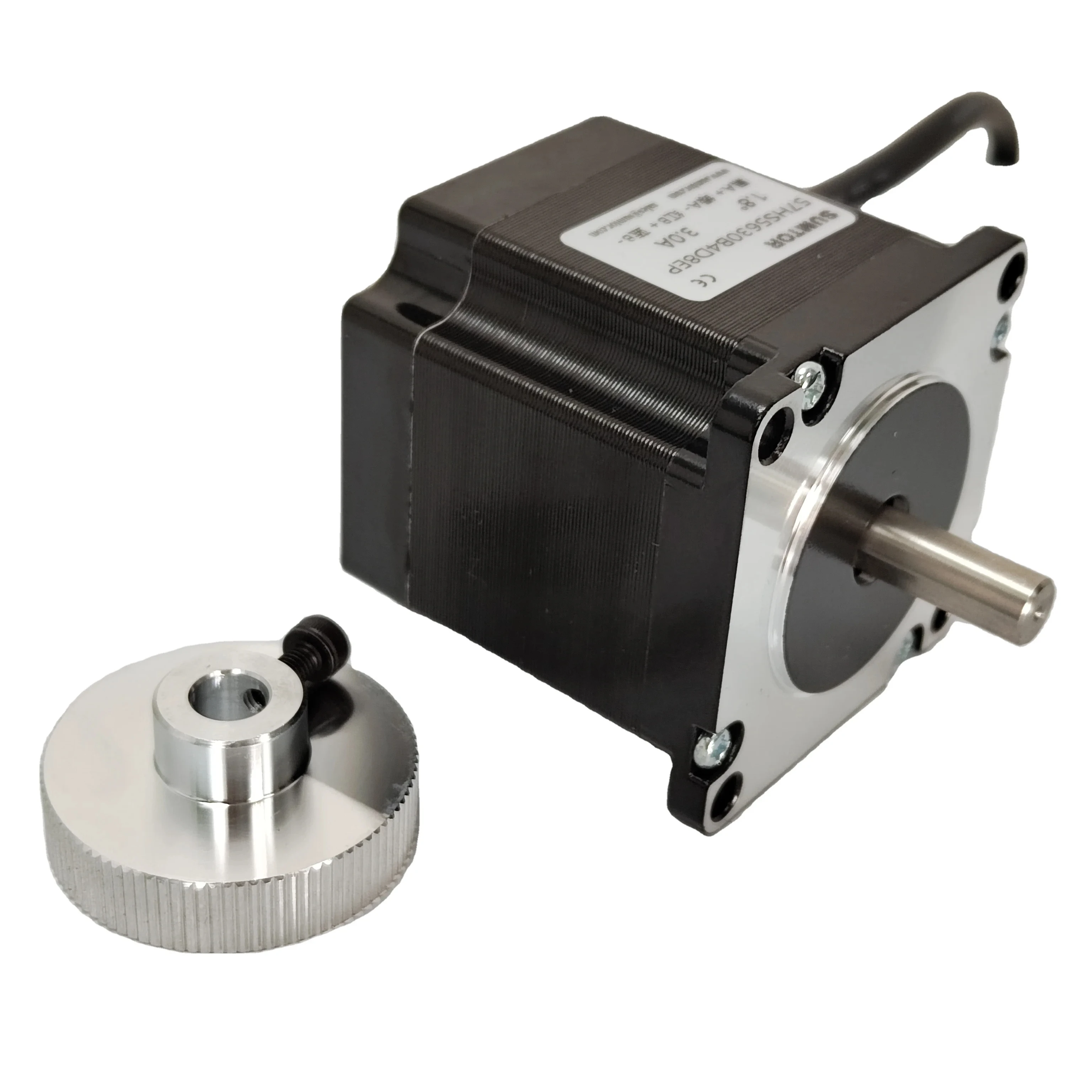 2PCS 56mm Length Nema 23 SUMTOR 4 Wires 57 Stepper Motor And Handwheel For Industrial Sewing Machine
