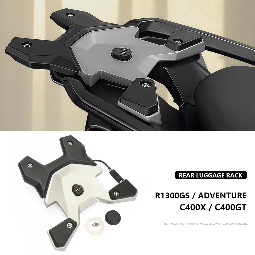 

Motorcycle Accessories Rear Luggage Rack With USB interface New For BMW R1300GS GS1300 R 1300 GS C400GT C400X C 400 GT X 2025