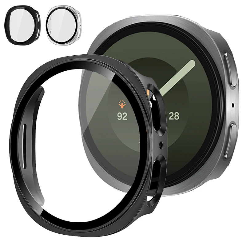 Tempered Glass+Cover For Samsung Galaxy Watch 9 40mm 44mm Screen Protector Shell Case Anti-scratch Bumper Galaxy 8 / 8 Classic