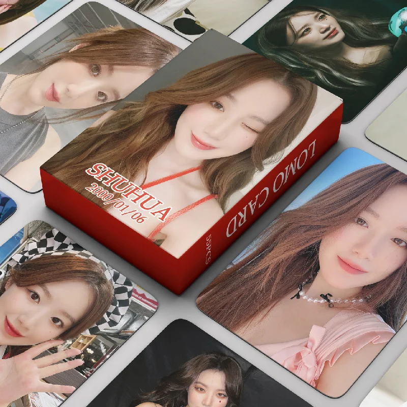 

55pcs/Set NEW Kpop Idol (G)I-Dle Lomo Cards Photo Album Card Photocard Pictures Yeh Shuhua Fans Collection Gift