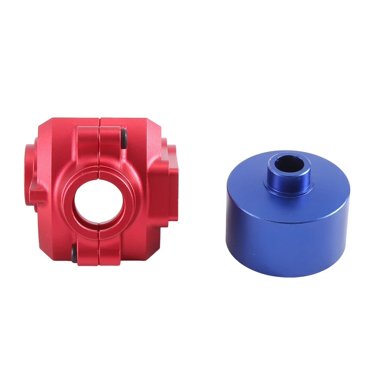 

Metal Front and Rear Differential Case and Protector for ARRMA 1/8 MOJAVE 4S BLX RTR RC Car Upgrade Parts,Blue+Red