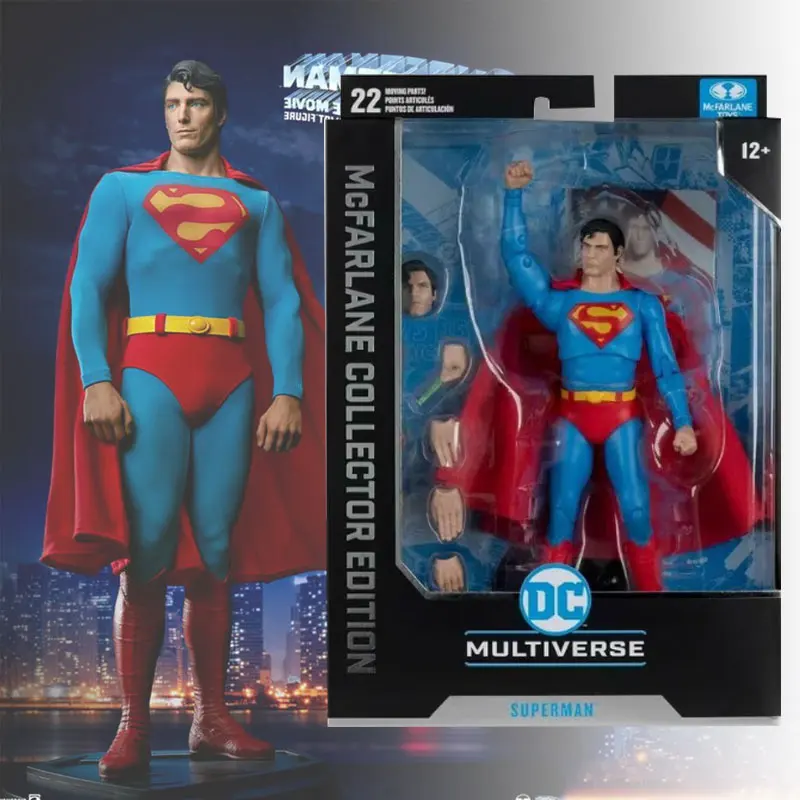 Originate Mcfarlane Toys Dc Multiverse 1978 Reeve Superman Actionfigur Sammlung Modell Halloween Weihnachten Kinder Geschenke Spielzeug