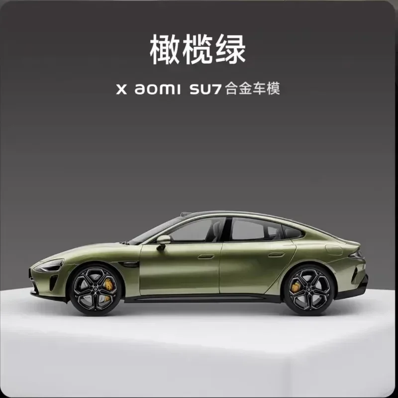 Diecast 1/24 Model Car Play Vehicles Su7 Model Car Toys for Boys Gift Xiaomi Su7 Simulation Model Decoration