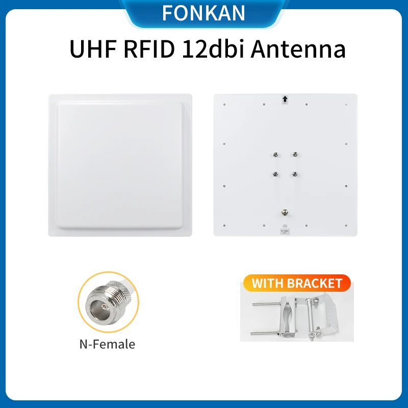 

УВЧ RFID-антенна с усилением 12 дБи, круговая линейная поляризация, наружная IP65, антенна дальнего действия для складской RFID-антенны