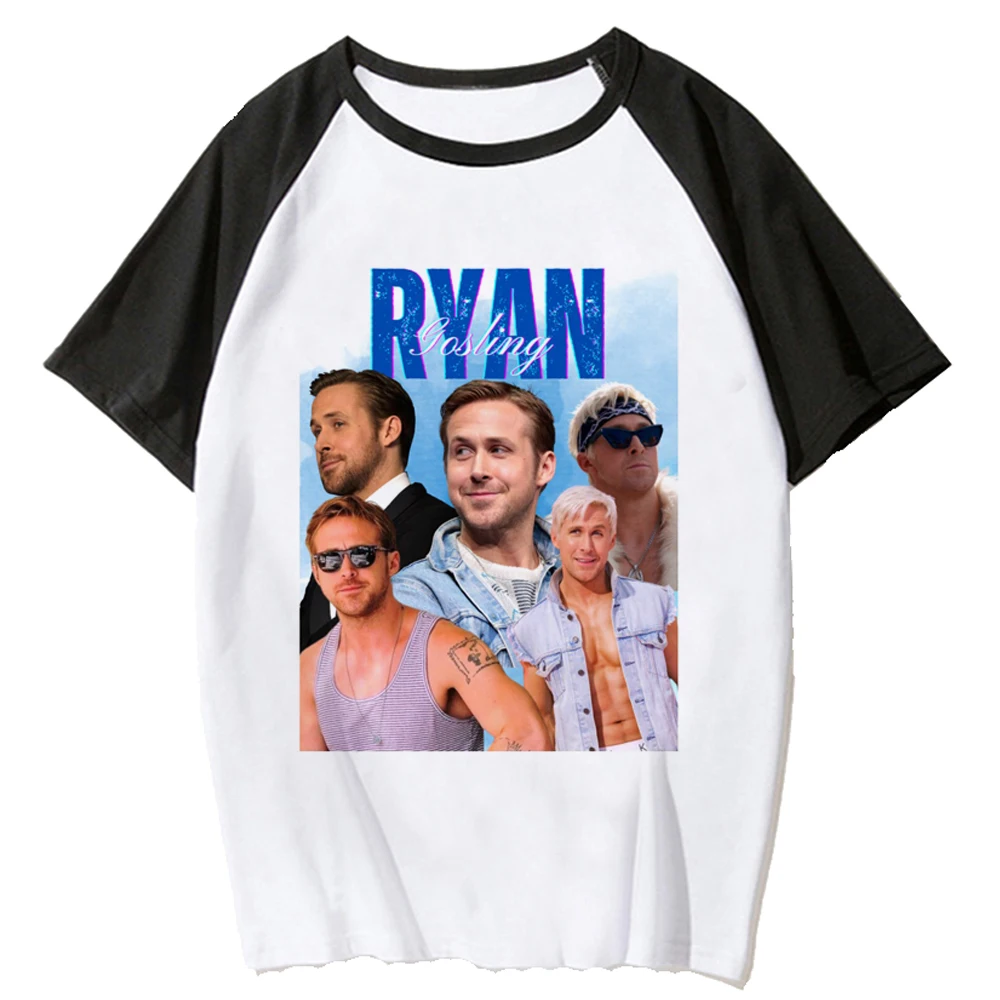 Ryan Gosling Tee mujer Y2K camiseta de verano ropa harajuku femenina