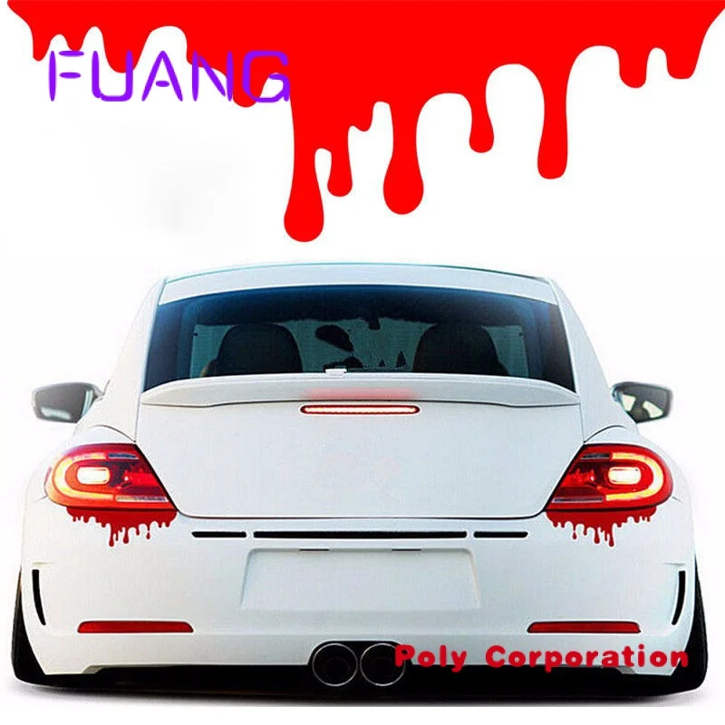 Pvc Sticker Auto Bumper Windscherm Decoratie Aangepaste Sticker