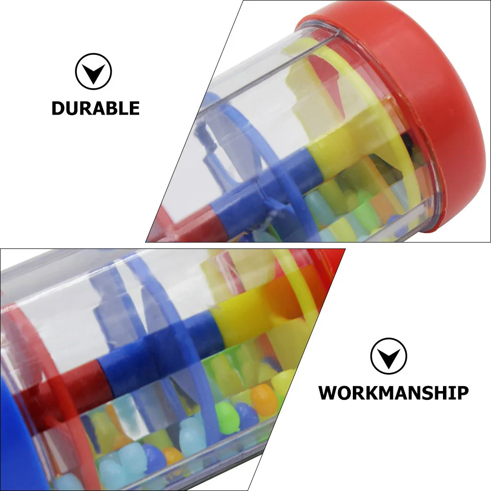 1 قطعة صانع المطر التعليمي المبكر الموسيقية الدورية قطرة المطر أداة الصوت البصرية التدريب السمعي اللعب المطر صانع المطر #5