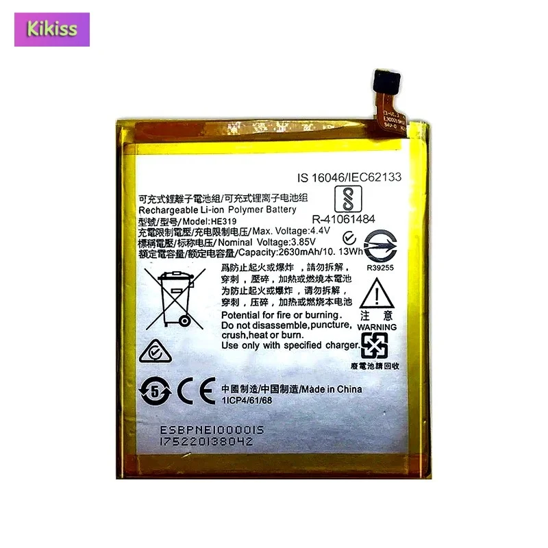 Replacement Mobile Phone Battery For Nokia 3 Nokia3 TA-1020 TA-1028 TA-1032 TA-1038 HE319 2630mAh