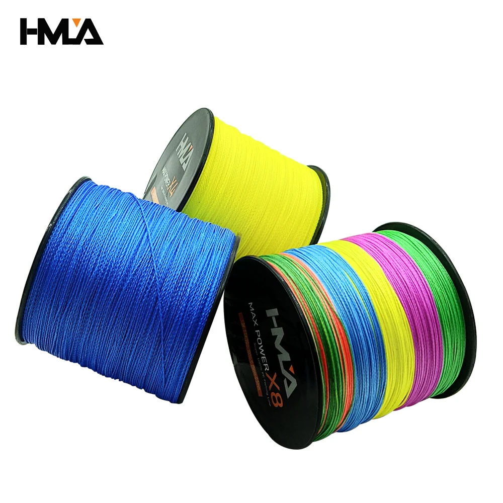 

HMLA 4 Strands 300M 500M 1000M PE Braided Fishing Line 10-80LB Multifilament Fishing Line Smooth Carp Fishing 0.1MM-0.5MM