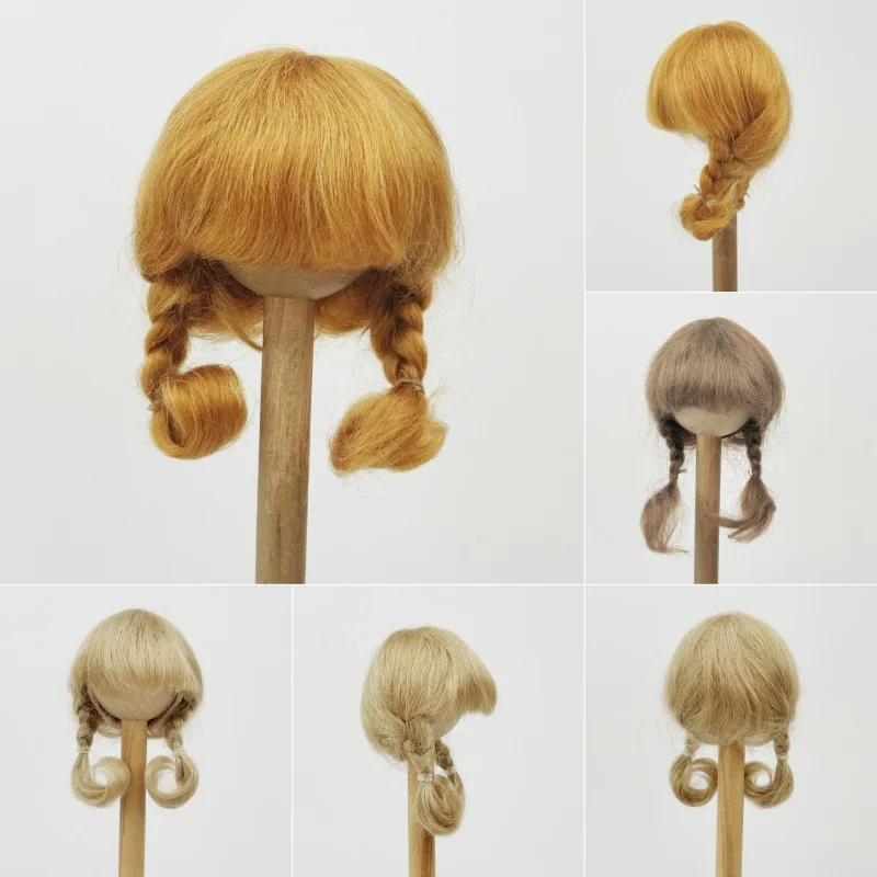 

Кукольные парики из мохера латти, 3-4 дюйма, 4-5 дюймов, 5-6 дюймов