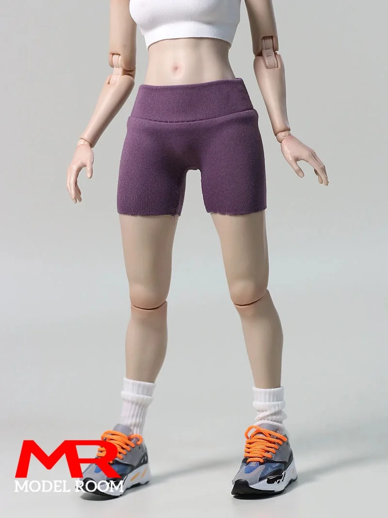 1/6 Damskie elastyczne spodnie sportowe do jogi, szorty rowerowe, model odzieży pasujący na lalkę 12 cali TBL S52 AT202 VCD01, figurka żołnierza