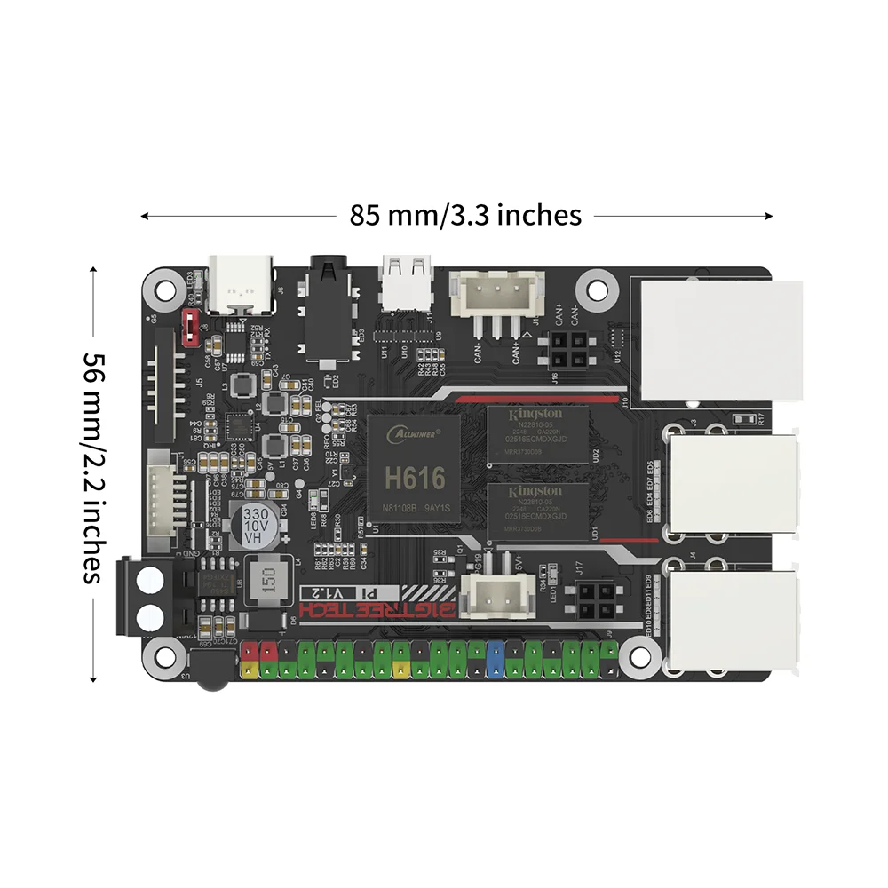 Bigtreetech btt pi placa 64 bits quad core Cortex-A53 braço vs raspberry pi laranja pi pi4b + cb1 atualização para impressora 3d klipper