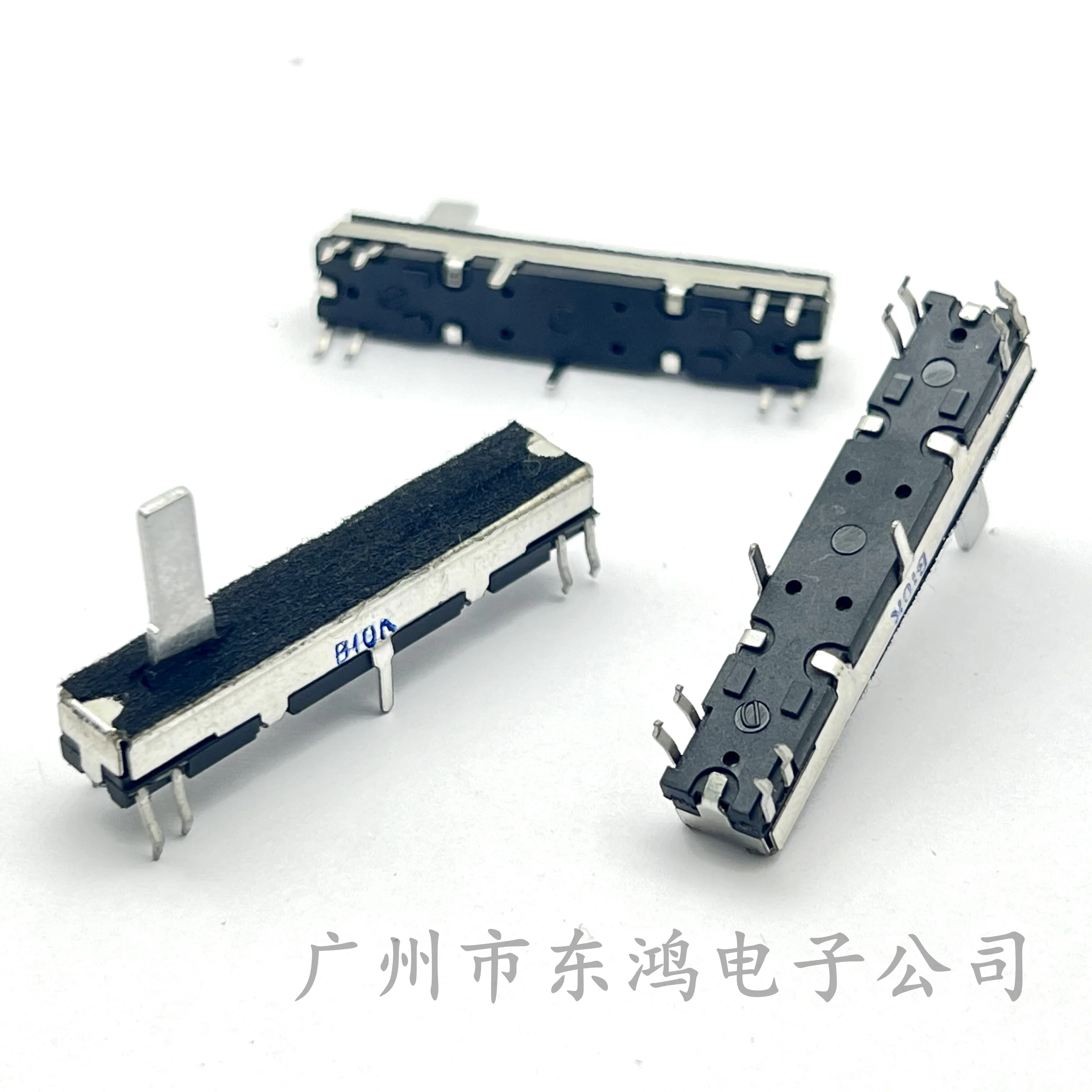 1 PCS high-quality 45MM straight slide potentiometer B10K * 2 shaft length 15MM side 8-pin CT-677 electronic organ