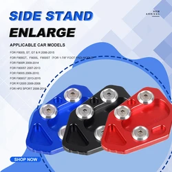R1200S 2006-2008 For BMW K1200S K1200R K1300S K1300R K 1200 1300 R S Side Stand Pad Plate Kickstand Enlarger Support Extension
