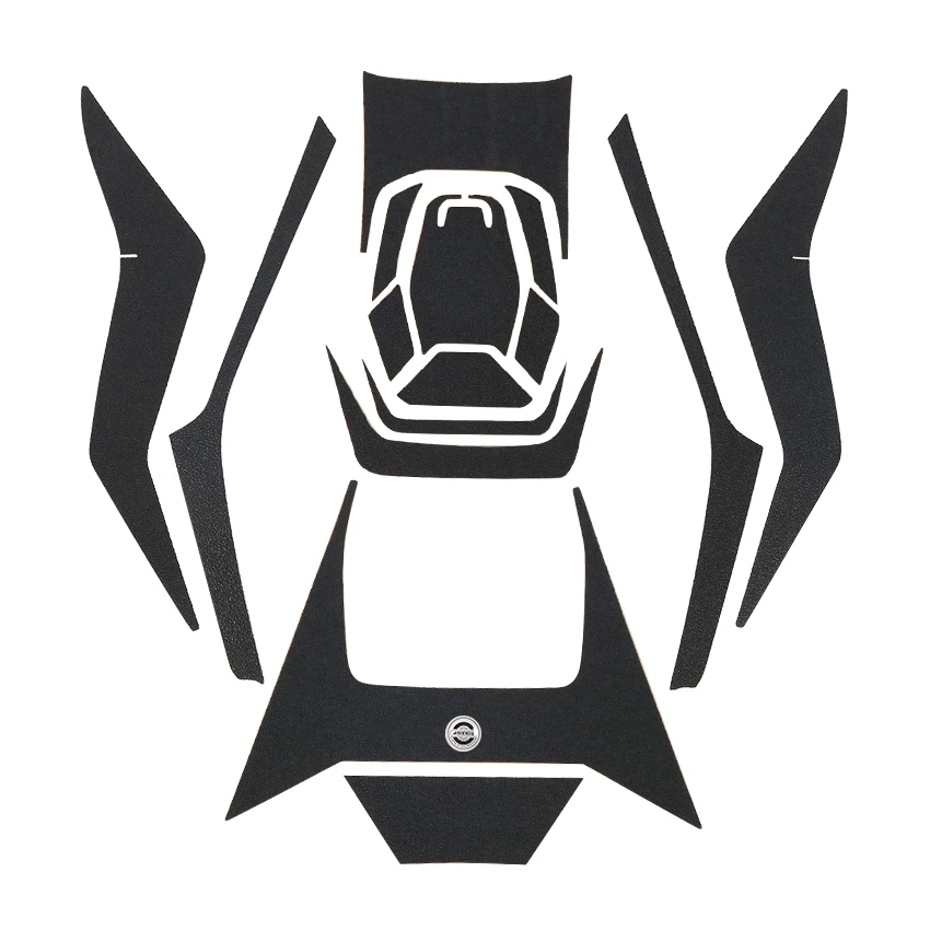 Motorrad-Tankpad für Sym Husky ADV300 2023-2025 2024 ADV300 Rutschfester Aufkleber Seitliches Tankpad – Detail 11