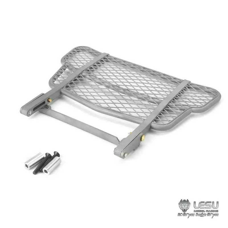 Metalen Voorbumper Lesu Voor 1/14 Rc Tamiya Actros Benz 1851 Highline 3363 Tractor Vrachtwagen Diy Model Auto