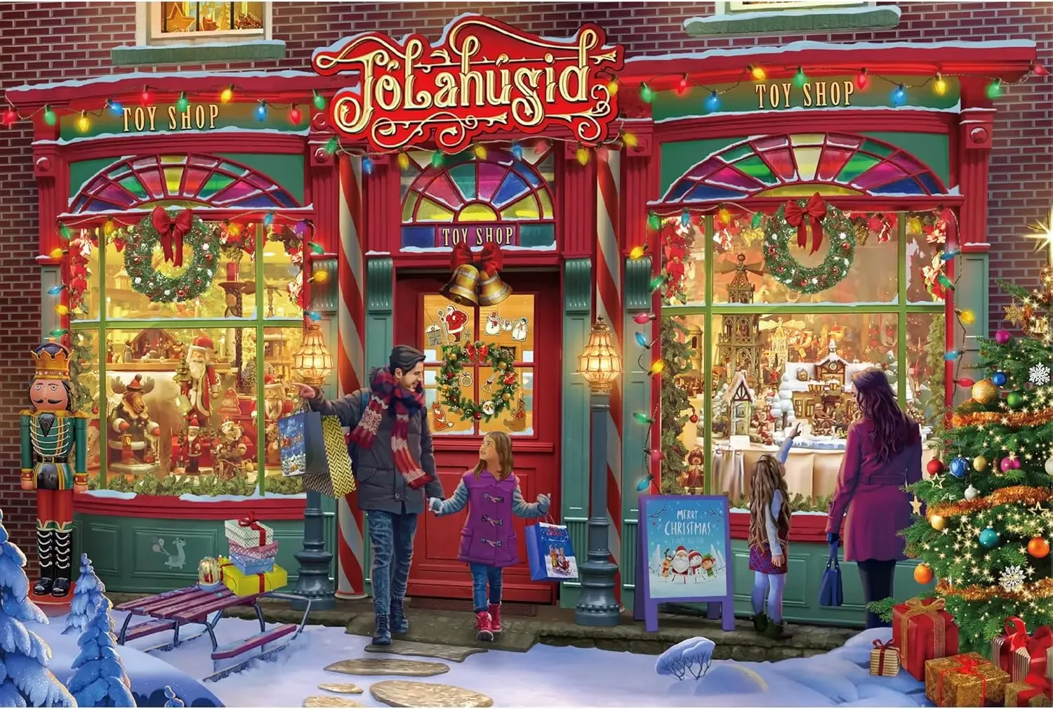 

Jolahusid Puzzle for 1000/500/300PCS Jigsaw Puzzle Challenging Game Nights Fun for Gameroom Bedroom Livingroom Birthday Present