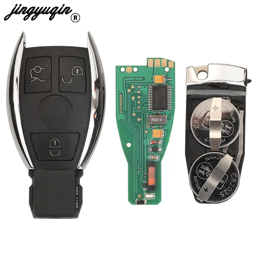 jingyuqin 315MHz/433MHz NEC Remote Car Key For Mercedes-Benz C E S Class CLS W166 W169 W203 W204 W210 W211 W118 W171 W172 W220