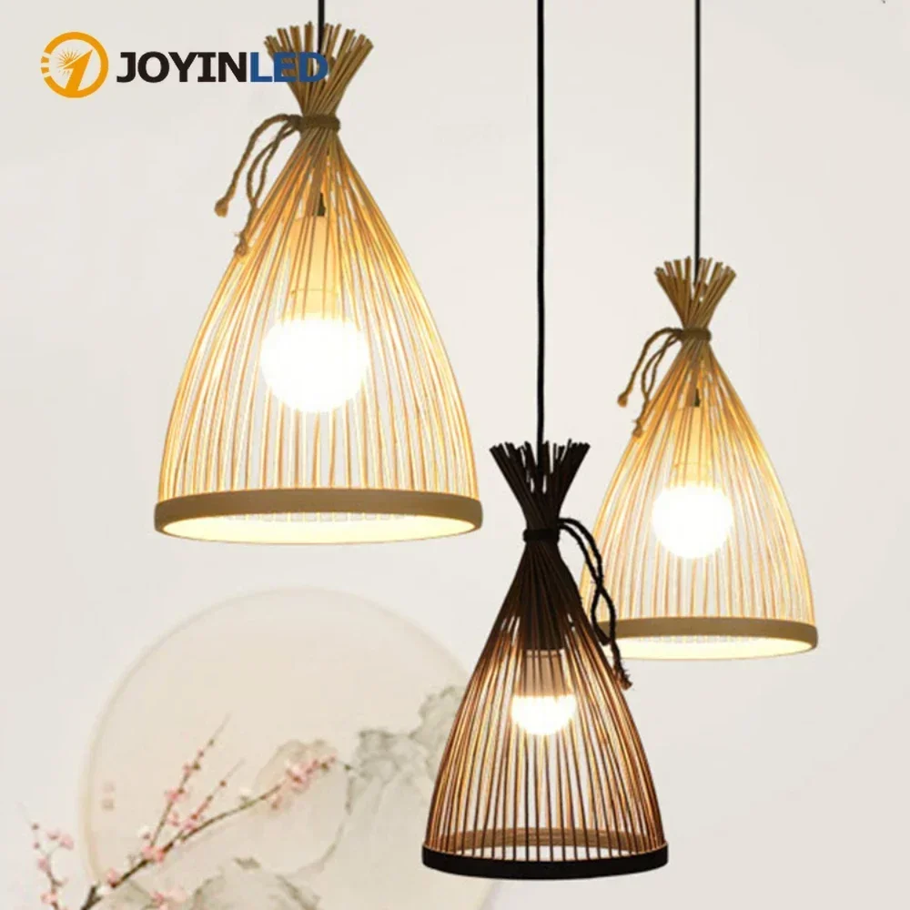 1pc Handmade Rattan Pendant Light,Handmade Light Fixture Ceiling, Farmhouse Bedroom Nursery Hallway Corridor Pathway