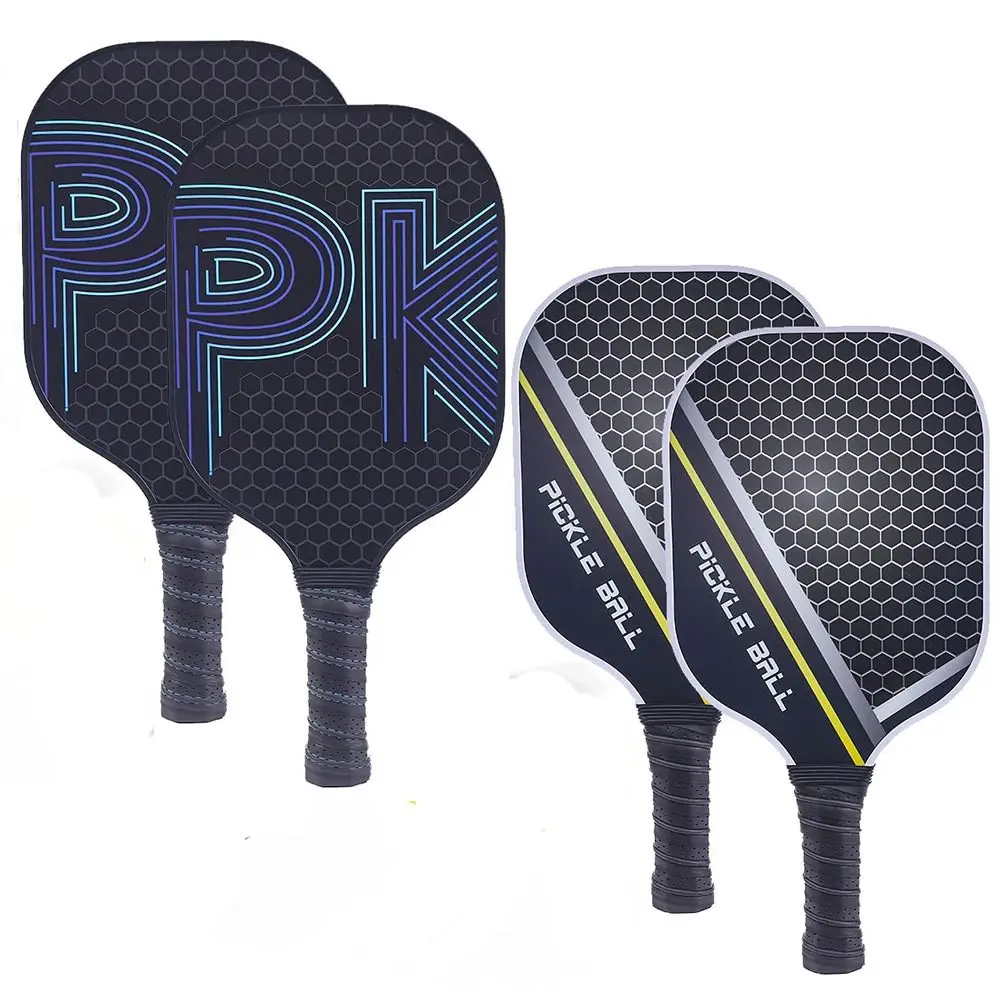 Duurzaam Glasvezel Oppervlak Pickleball Paddle Lichtgewicht Antislip Grip Pickleball Racket Honingraat Kern Sport Racket