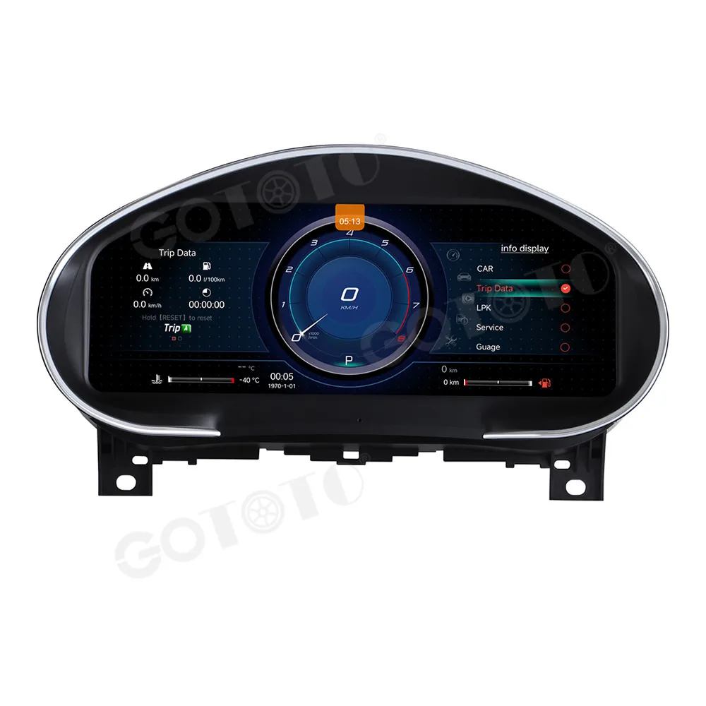 12.3 Inch LCD Instrument Cluster For Buick Regal 2009‑2016 Wireless CarPlay Android Auto Dashboard Display Stereo Head Unit