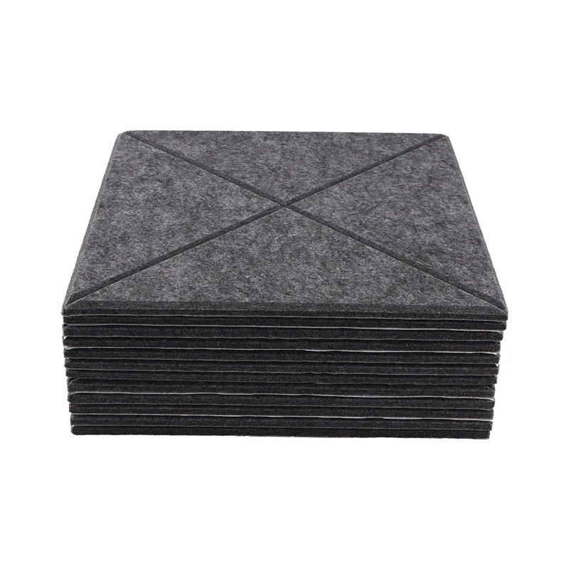 

Dropship-12 Pcs Acoustic Panels,Sound Insulation Board,Wall Sound Insulation Board,For Acoustic Treatment,Wall Decor,Studio,Etc