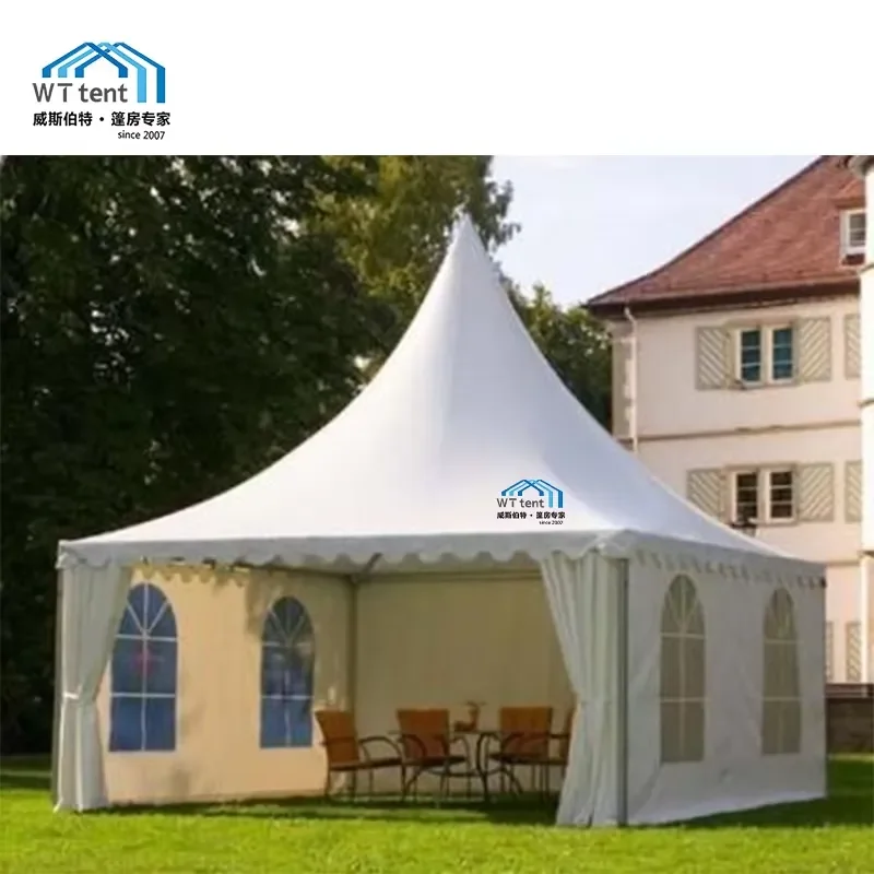 for 5x5 High Quality Aluminum Festival Garden Tent Event Canopy Pagoda Tent Wedding Tent for Sale