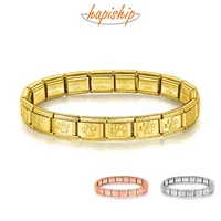 Hapiship New Fashion Cat's Paw 9mm Width Stainless Steel Bracelet Bangle Women Girls Wedding Christmas Gift Jewelry G214