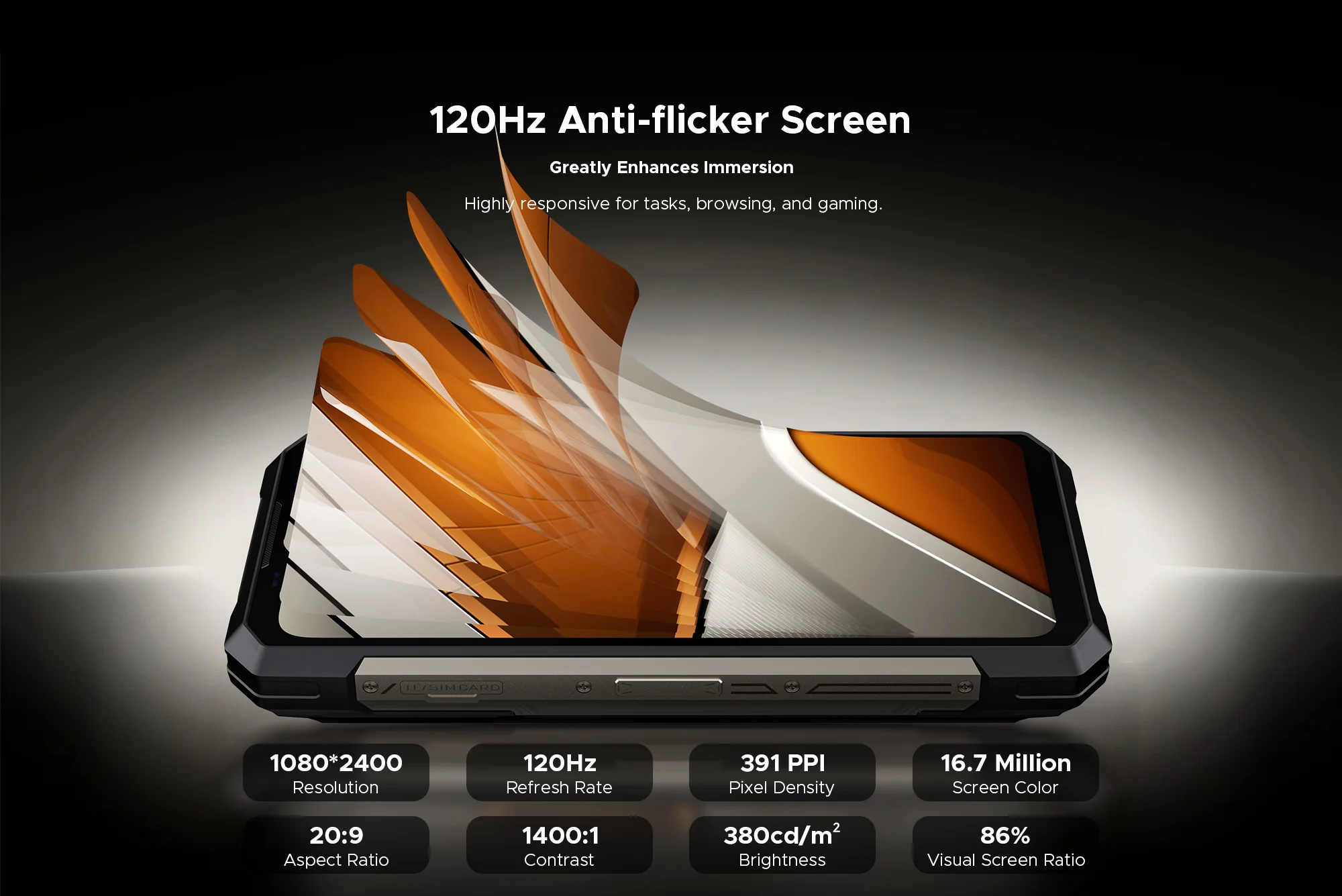 DOOGEE S200 Max Rugged Phone 16GB+512GB 22000mAh Dimensity 7050 6.72” 120Hz Screen 1.32" Rear Display Dual Flashlight