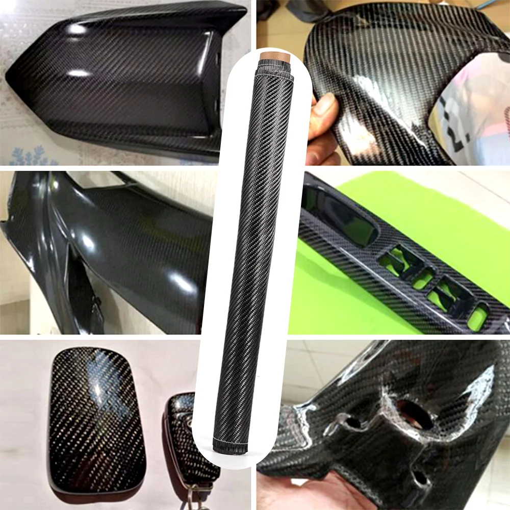 60-300cm 30/50cm breites, 0,2mm dickes Kohlefaser-Gewebe für kommerzielle Autoteile und Sportreparaturen – Detail 7